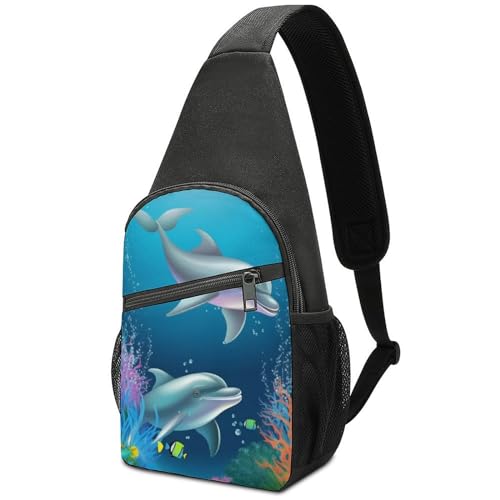 Bolso bandolera deportivo sling para hombres y mujeres miniatura 1