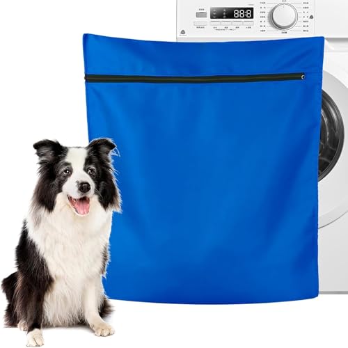 Pet Laundry Bag Pet Wash Bag For Washing Machine 70x65cm Stops Hair Blocking Washer Pet Laundry Bags For Washing Machine Fast-Drying With Hanging Washing Machine Bag Upgraded Version Dimensions
