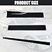 DREAMOTOR 2PCS Universal Car Side Skirts, 78.7