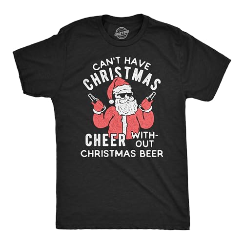 T-shirt Christmas Beer homme look décontracté sans pull