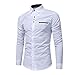 Produktbild ODRD Clearance Sale Hot Herren Shorts Frühling Sommer Herren Casual Button Umlegekragen Slim Fit Langarm Top Shirt Bluse Weste Vest T-Shirts Top Tanktop Bluse Tee t shirts
