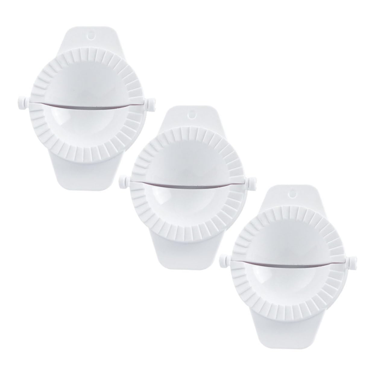 JECOMPRIS 3pcs Manual Dumpling Maker Machine Bun Dumpling Maker Mold Compact Dough Presser