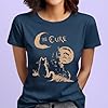 The Cure Cat Moon Lover 90s Women's T-Shirt, navy blue, S #2