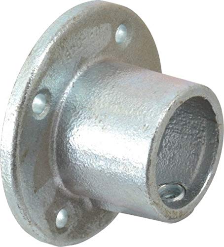 PRO-SAFE - 1-1/2 Inch Pipe, Medium Flange - Malleable Iron Pipe Rail Fitting (4 Pack)