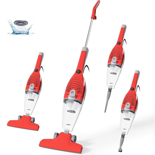 Brocvas Stick Vacuum Cleaner, 3 in 1 Lightweight Corded Vac with Handheld, Powerful Suction Small Dorm Vacuum Cleaner Portable with HEPA Filters, for Sofa, Curtains, Hard Floor, Pet Hair Brocvas Stick Vacuum Cleaner, 3 in 1 Lightweight Corded Vac with Handheld, Powerful Suction Small Dorm Vacuum Cleaner Portable with HEPA Filters, for Sofa, Curtains, Hard Floor, Pet Hair