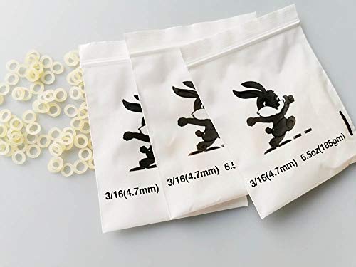 Ámbar 3/16 Fuerza Pesado 6.5 oz Ortodoncia Tirantes elásticos Bandas de goma dental (3 bolsas (300 piezas))