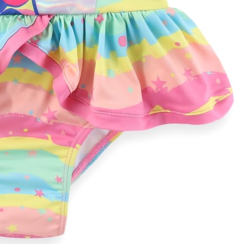 Image of Disney Princess Minnie Mouse Lilo & Stitch Girls UPF 50+ One Piece Bathing Suit for Toddler to Big Kids