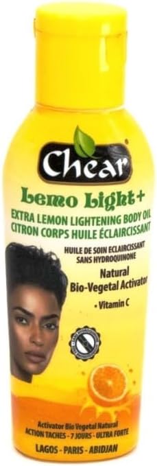 Lemon Skin Brightening Oil 60ml โ Kojic Acid Dark Spot Corrector โ Face & Body Oil for Hyperpigmentation, Uneven Skin Tone โ With Licorice, Mulberry & Bearberry Extracts
