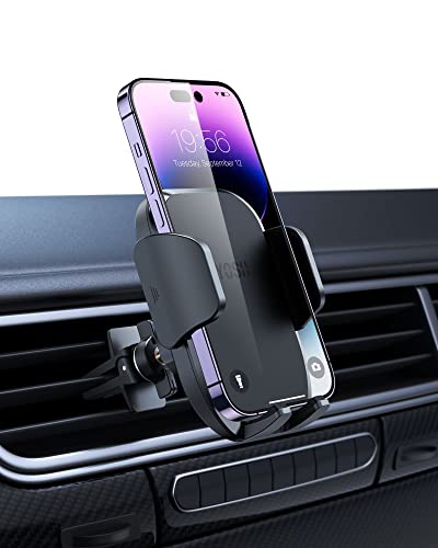 YOSH 2022 Handyhalterung Auto für Lüftung, 360 ° Drehbar Handyhalter Auto mit Materialien aufwerten und Silikonschutz, Universal KFZ Smartphone Halterung für iPhone, Samsung Galaxy, Huawei