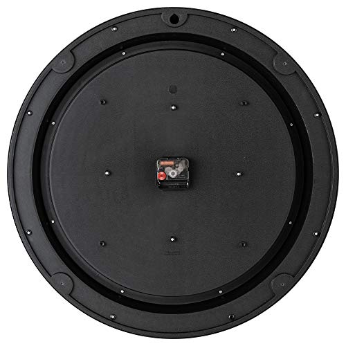 Pacific Bay Norden Huge Decorative Light-Weight 23-Inch Wall Clock Silent, Non-Ticking, 3-D Dial, Easy-To-Read, Quartz Battery Operated, Glass Face Cover #TOP6