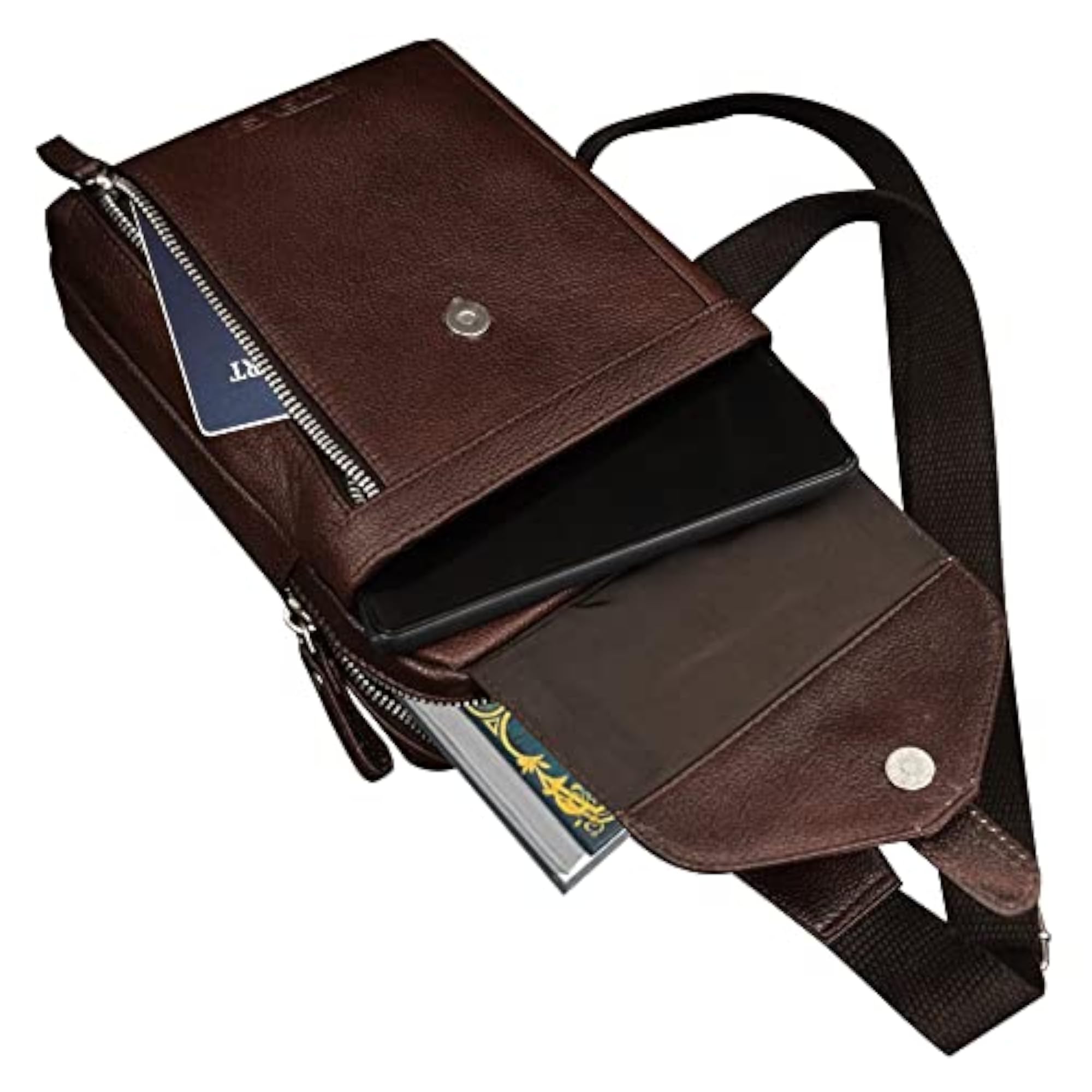 Genuine Leather Passport Holder for Men & Women