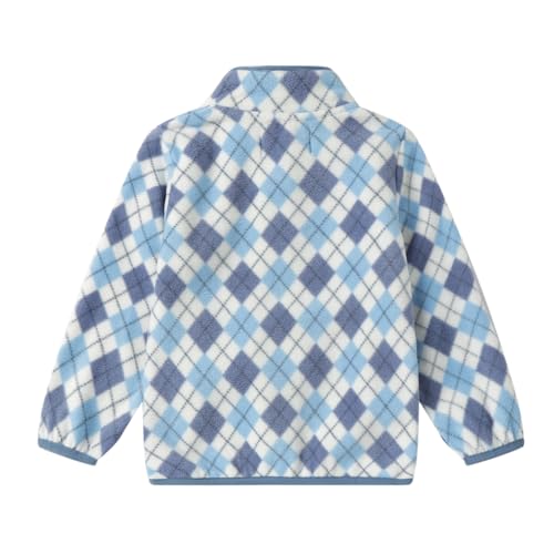 Image of LittleSpring Girls Boys Fleece Jacket Zip Up Lightweight Printing