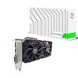 51RISC GeForce RTX 2060 Super Graphics Card, 8GB GDDR6 256bit PCIe 4.0 x16 DP HDMI DVI Ray Tracing Video Card for Gaming PC 2K Game Card
