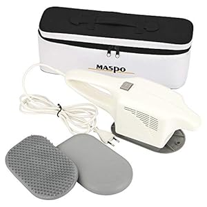 MASPO Vibramat de Luxe Großflächenmassagegerät Profi Massagegerät inkl. eleganter Transporttasche, Kunststoff-Hyperämisierungs... und Moosgummischuh, glatt