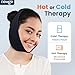 NEWGO Wisdom Teeth Ice Pack Head Wrap for Face Oral Surgery, FSA Eligible, Jaw Ice Pack for Face with 4 Hot Cold Gel Pack for TMJ, Tooth Extraction, Tonsillectomy Recovery