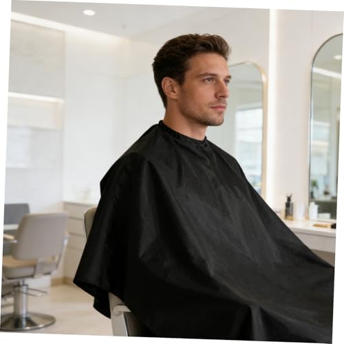 Balacoo Capa de Corte de Pelo con Cierre de Botón 120x150cm para Salón y Uso en Casa miniatura 7