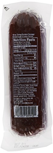 Hickory Farms Turkey Summer Sausage Net Wt.10 Oz #TOP1