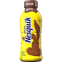 Nestle Nesquik Low Fat 1% Milk, Chocolate, 14 Ounce Pack of 12