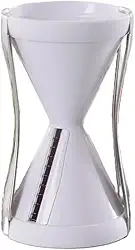 Cortador Espiral Manual de Legumes e Vegetais, 2 Lâminas Intercambiáveis em Aço Inox, Design Compacto para Cozinha, Espaguete de Vegetais e Fitas Decorativas