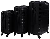 Rack & Pack Set Maleta Viaje Rigidas Resistente Kit 3 piezas Ruedas Giratorias 360º Colores Modelos Varios (Cuadros Color...