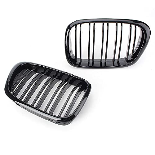 Grille de calandre centrale avant ABS noir brillant pour auto Série 5 E39 1995-2004 - 4