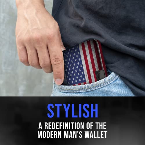 Image of TopMost Aluminum Wallet, Card Case Wallet, Metal RFID Credit Card Holder for Men & Women, 6 Cotton Slots for 10-12 Cards And Bills, Rfd Protective