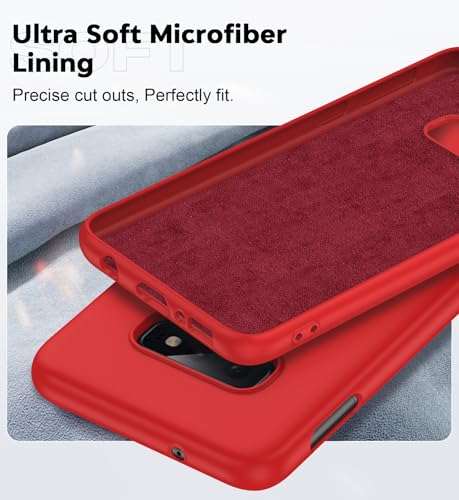 Coque Samsung S10E anti-chocs protectrice en silicone rouge - 5