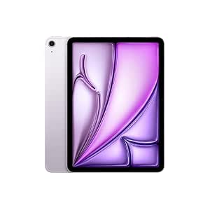 Apple iPad Air 11″ with M3 chip: Built for Apple Intelligence, Liquid Retina Display, 512GB, 12MP Front/Back Camera, Wi-Fi 6E + 5G Cellular, Touch ID, All-Day Battery Life — Purple