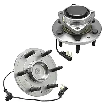 Detroit Axle Front Wheel Bearing Hub Assembly — Pair