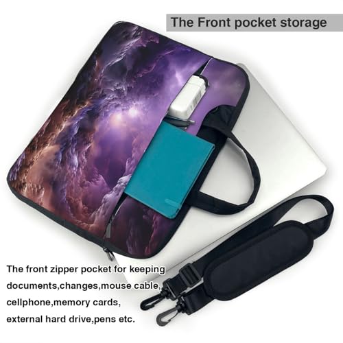 Bolso morado Galaxy para laptop 15.6 pulgadas unisex miniatura 5