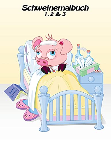 Schweinemalbuch 1, 2 & 3 (German Edition) (Schweine)