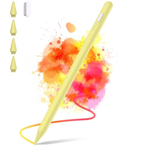 Image of SENMO Stylus Pen for iPad 2018-2025, 2X Fast Charge iPad Pencil 2nd Generation Compatible with Apple iPad A16 11 /10 /9 /8 /7 /6, Pro M5 /M4 /12.9 inch(6 /5 /4 /3) / 11 inch(4 /3 /2 /1), Mini 7 /6 /5, Air M3 /M2 /5 /4 /3