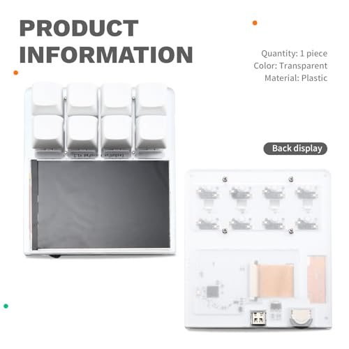 Clavier Macro LCD 3,5 Pouces Programmable 8 Touches RGB USB