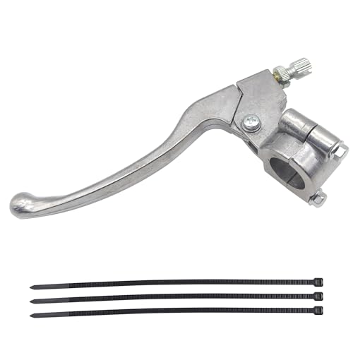 Image of 7 /8 inch 22mm Left Brake Handle Clutch Lever Perch for Coleman CT200U BT200X CT100U Predator 212 196cc 6.5HP Baja Massimo MB165 MB200 MBX10 Mini Bike CRF50 XR50 KLX110 SSR125 Pit Dirt Bike Silver