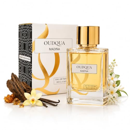Image of Madina Eau De Parfum 100ml | Woody Vanilla Oud Unisex Perfume | Long Lasting Arabic Fragrance | Premium EDP for Men & Women | Originated in France