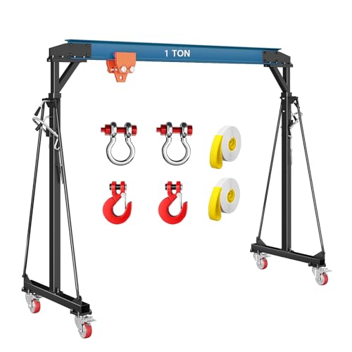Adjustable 1 Ton Gantry Crane with Trolley