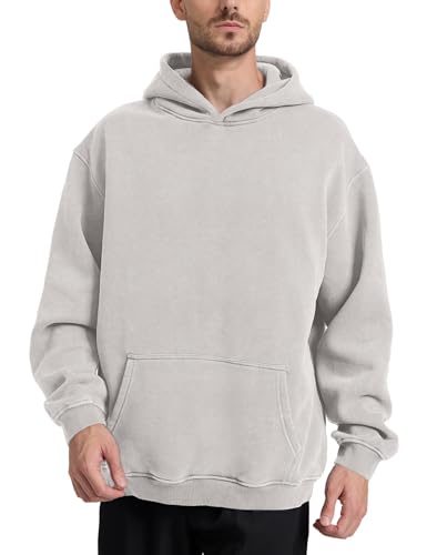 Image of Hatant Oversized Hoodie Sweatshirts for Men Couples Heavyweight Hoodies Pullover Vintage Mens Acid Wash Sweaters Clothes 2026