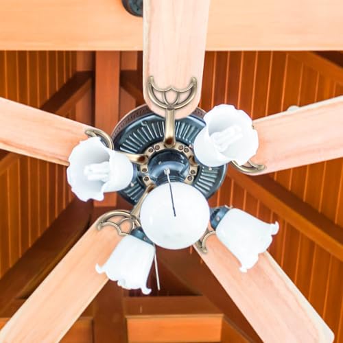 HOLIDYOYO Ceiling Fan Arm Replacement Support Rods Metal Blades Repair Maintenance Installation Supplies 5 Pcs 6.69X4.33X1.77 Inch by HOLIDYOYO - Image 3