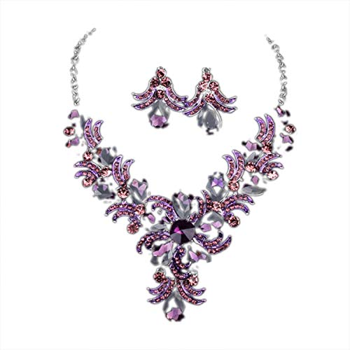costume-jewelry-for-women-Crystal-Flowers-Choker-Pendant-Statement-Charm-Necklace-and-Earrings-wedding-jewelry-sets-for-brides