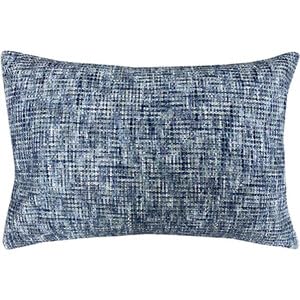 Image of wilko Windsor Tonal Boucle Cushion, Standard, Blue, Polyester