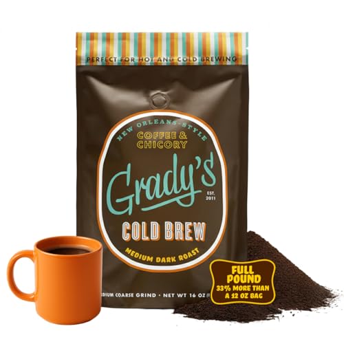 GRADY'S COLD BREW, New Orleans Style, 100% Arabica Medium Dark