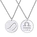 Produktbild ChicSilver Silberkette Waage Damen 925 Silber Cubic Zirconia 12 Sternbilder Sternzeichen Horoskop Astrologie Anhänger Hals-Schmuck