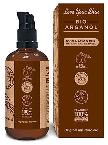 Soena Arganöl Bio kaltgepresst 100% rein für Haut und Haare