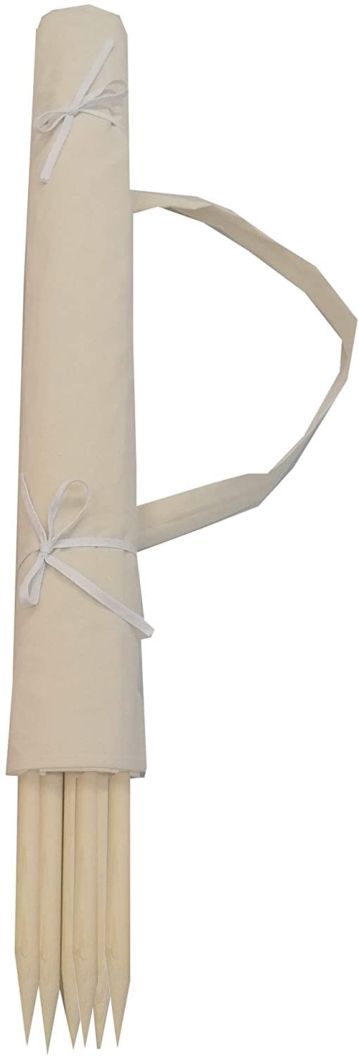 Windschutz 5m Strand Garten Meer SICHTSCHUTZ 100% Reine Baumwolle Camping Blickschutz Natur Ökologisch Trennenwand