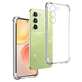 REY Funda Anti-Shock Gel Transparente para Vivo Y100 4G - Y200e 5G - V40 SE 5G - V30 Lite 4G - T3 5G, Ultra Fina 0,33mm, Esquinas Reforzadas, Silicona TPU de Alta Resistencia y Flexibilidad REY Funda Anti-Shock Gel Transparente para Vivo Y100 4G - Y200e 5G - V40 SE 5G - V30 Lite 4G - T3 5G, Ultra Fina 0,33mm, Esquinas Reforzadas, Silicona TPU de Alta Resistencia y Flexibilidad