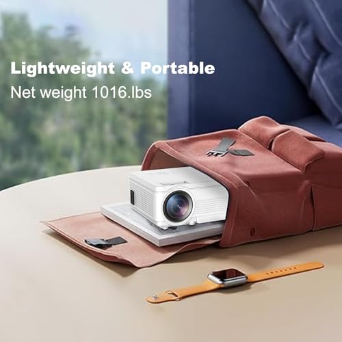 Image of BIGASUO Andriod 5G WiFi Projector Home 4K Support 1080P Smartphone Full Hd Portable Builtin YouTube Other Apps Auto Keystone 4000 Lumens 200 inch Screen Compatible 4K Tv Stick, Multicolor (BGP34)