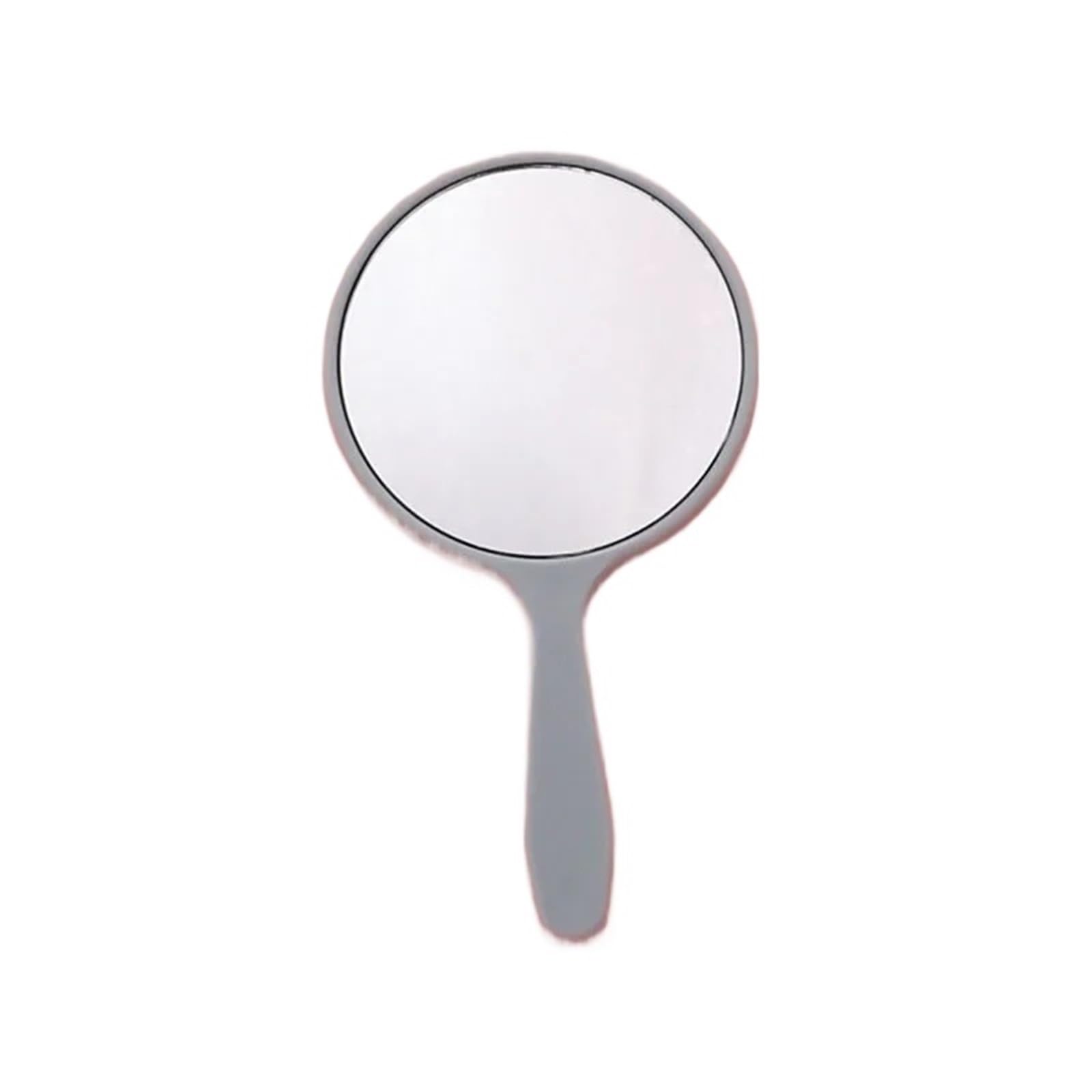 IULGFSC Handheld mirror， Round Makeup Vanity With Handle Salon Compact Mirrors Cosmetic