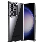 Crystal Clear for Samsung Galaxy S23 Ultra Case 2023 [Anti-yellowing] [Military Drop Protection] Shockproof Protective Phone Case Grip Slim Thin Cover for Samsung S23 Ultra 5G