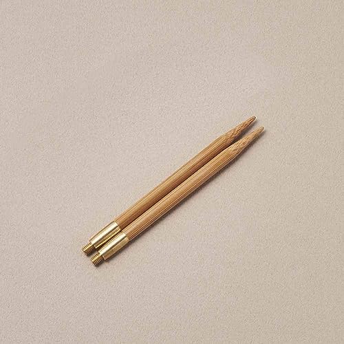 Seeknit Interchangeble Needle Tips, Bamboo, Beige, M4 10cm x 7mm, M4 10cm x 7.00mm - Image 2