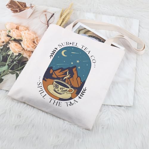 Bolso tipo tote para amantes de los libros, regalo para lectores, diseño literario, material premium de lona de algodón miniatura 5